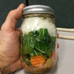 Shrimp Pad Thai noodle jar