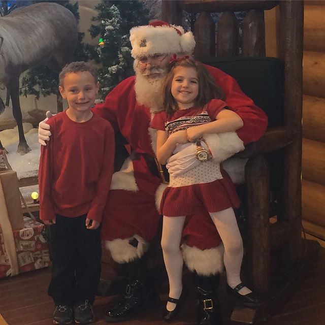 Kids with Santa