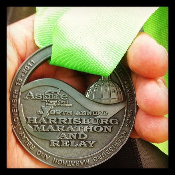 Harrisburg Marathon Medal